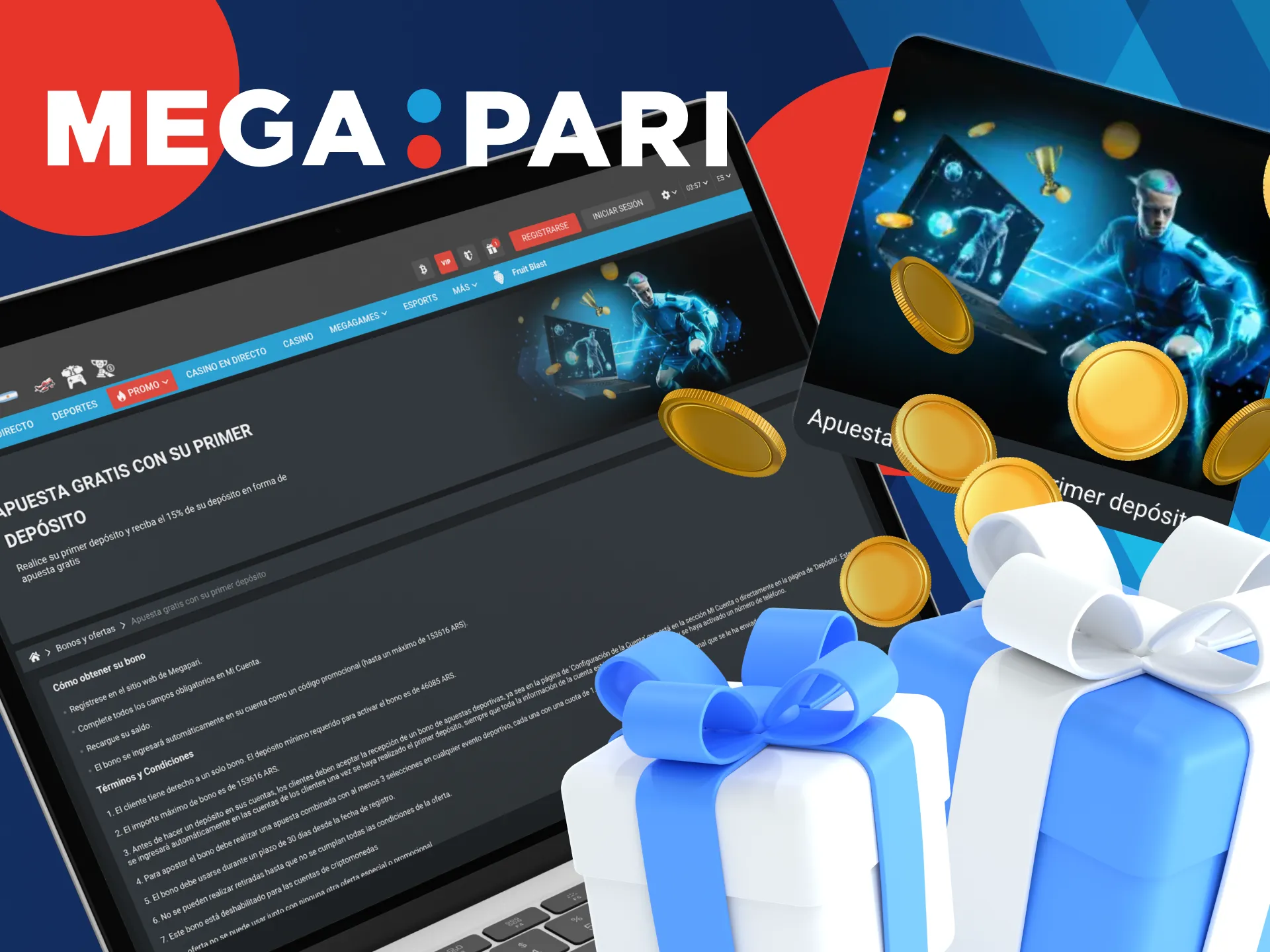Apuestas gratuitas para premiar la fidelidad en Megapari.
