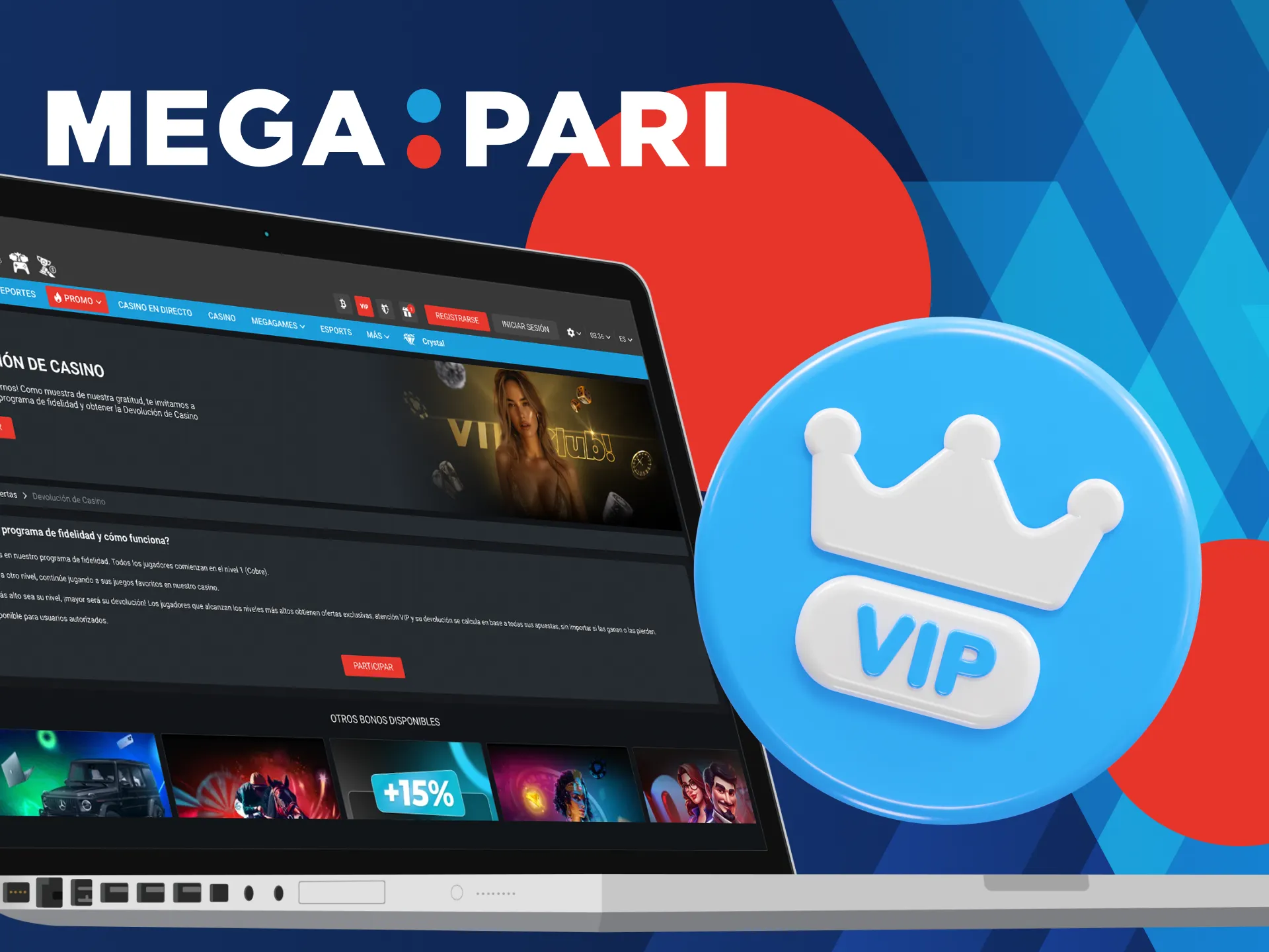 Programa VIP para los usuarios más activos de Megapari.