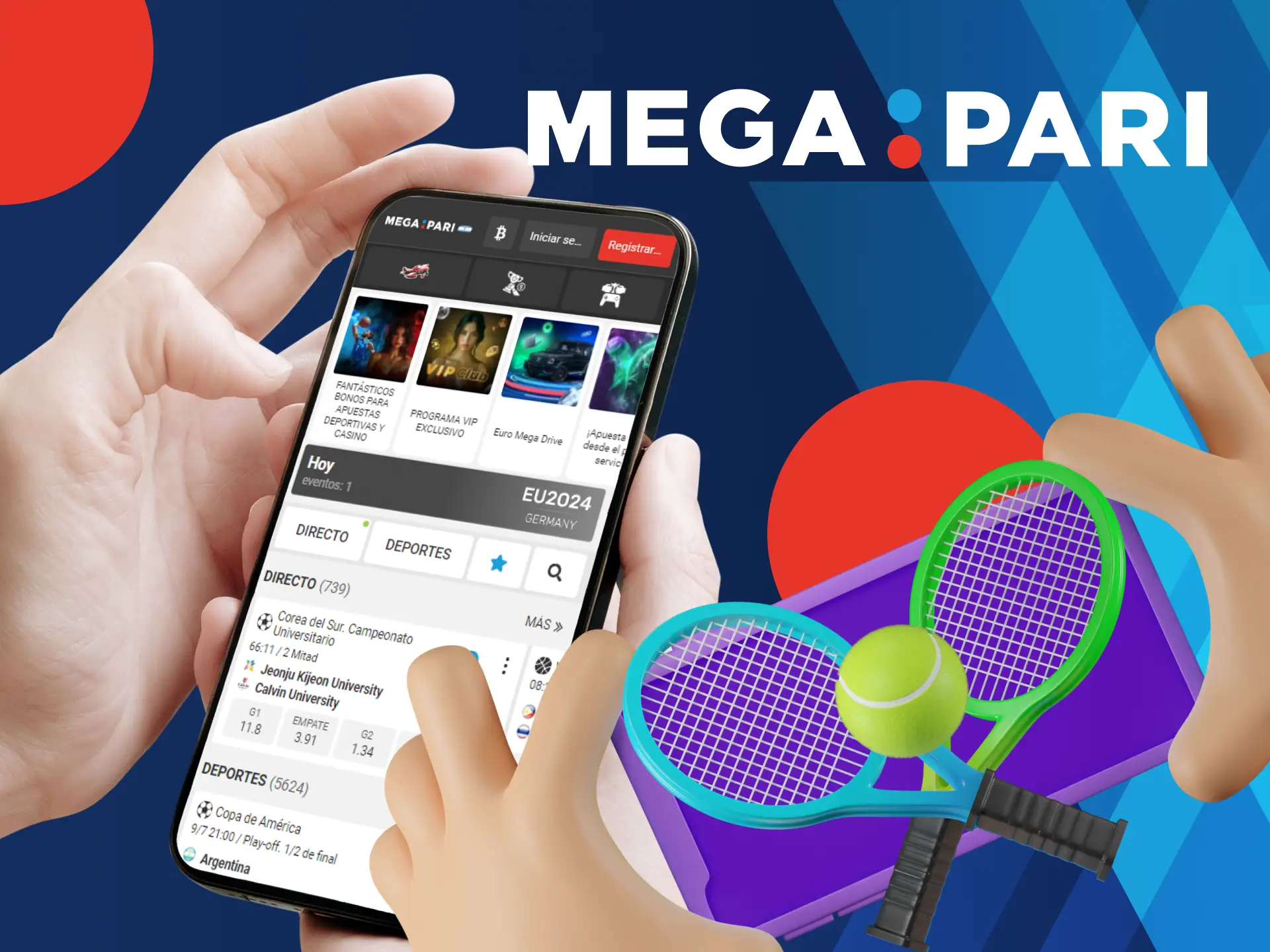 ¿Puedo realizar apuestas deportivas desde la app de Megapari?