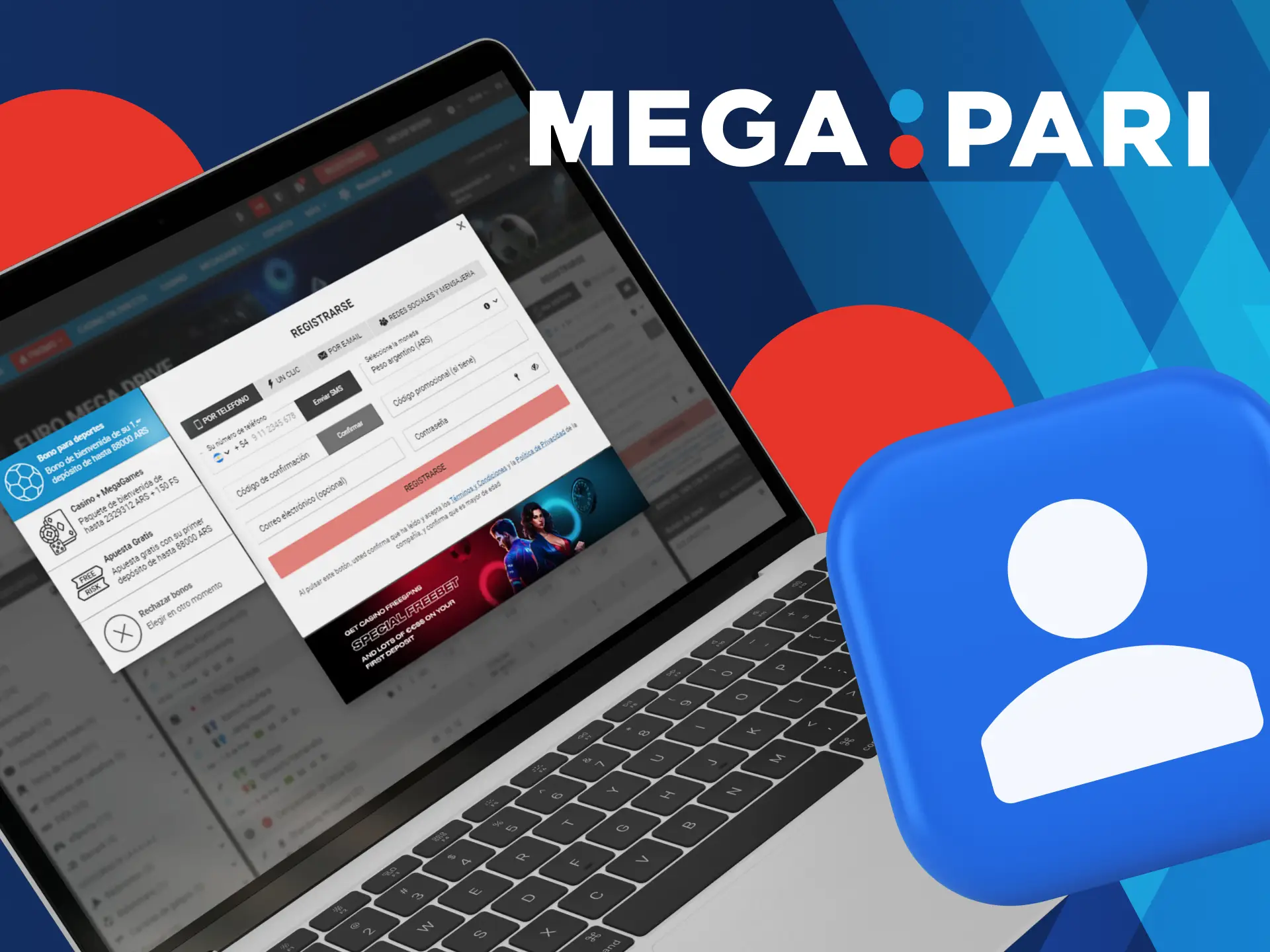 ¿Cuál es el procedimiento para conseguir el bono de bienvenida en Megapari?