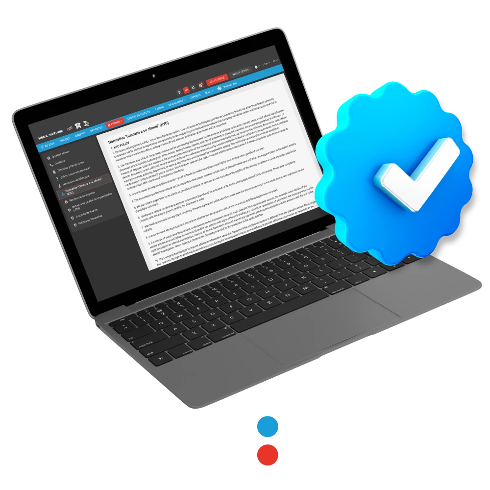 ¿En qué consisten las políticas de KYC del casino en línea Megapari?