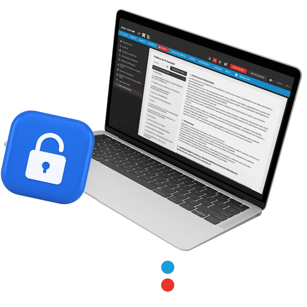 ¿En qué consiste la política de privacidad del casino online Megapari?