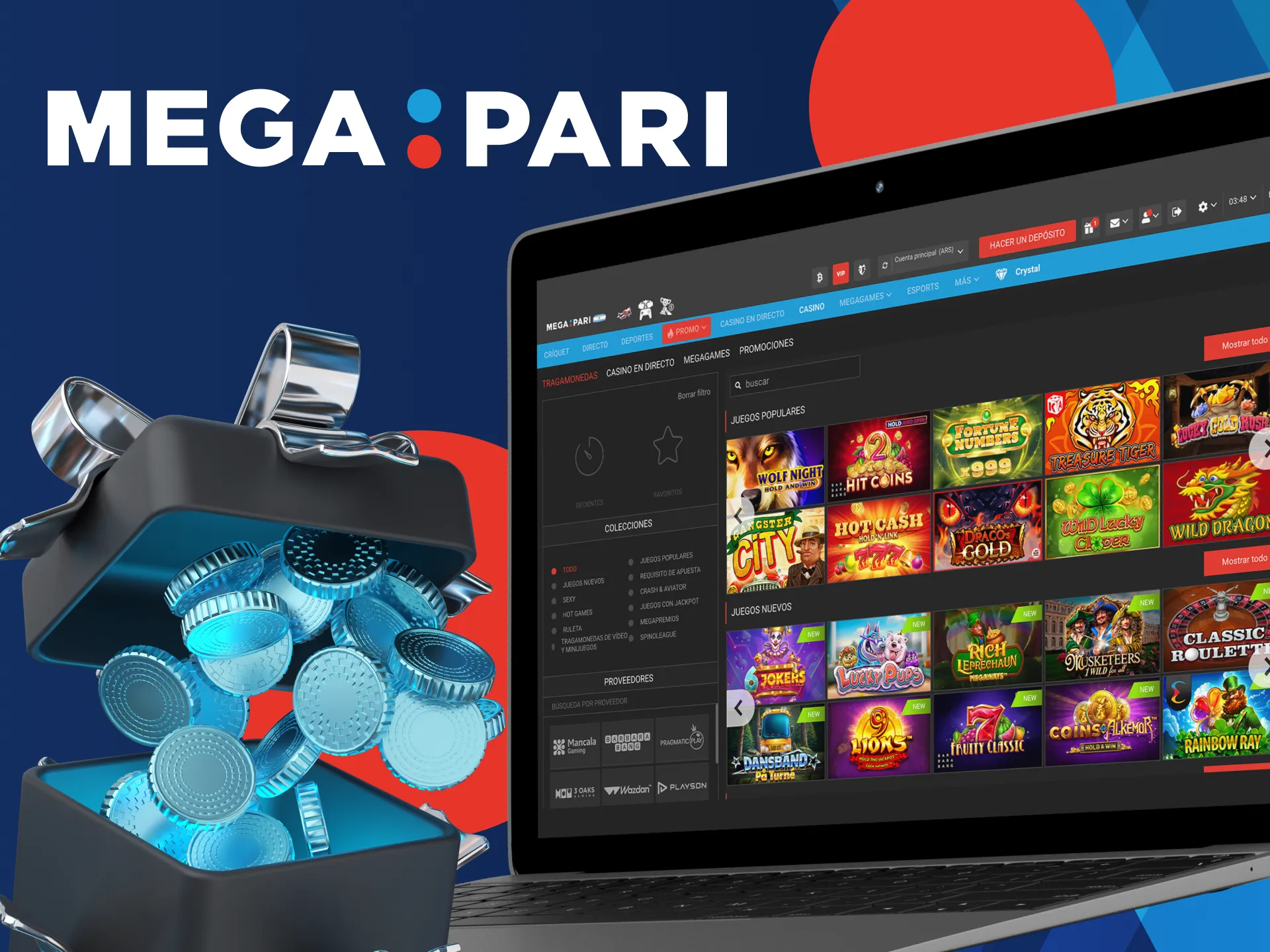 No olvides revisar los límites de apuesta permitidos en los juegos de Megapari.
