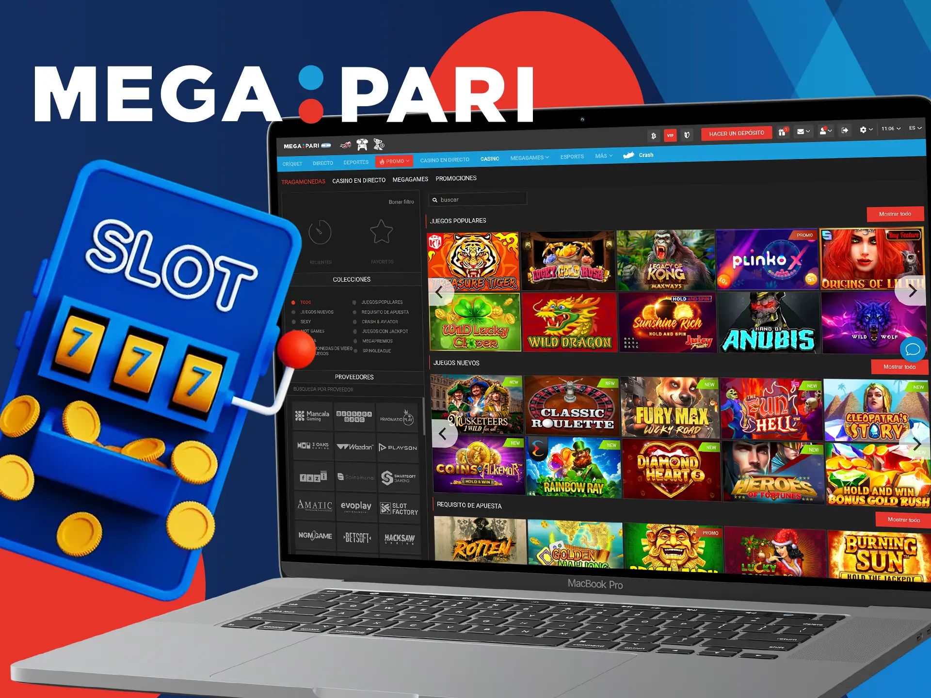 Usa las versiones gratuitas de Megapari para pulir tu estrategia.
