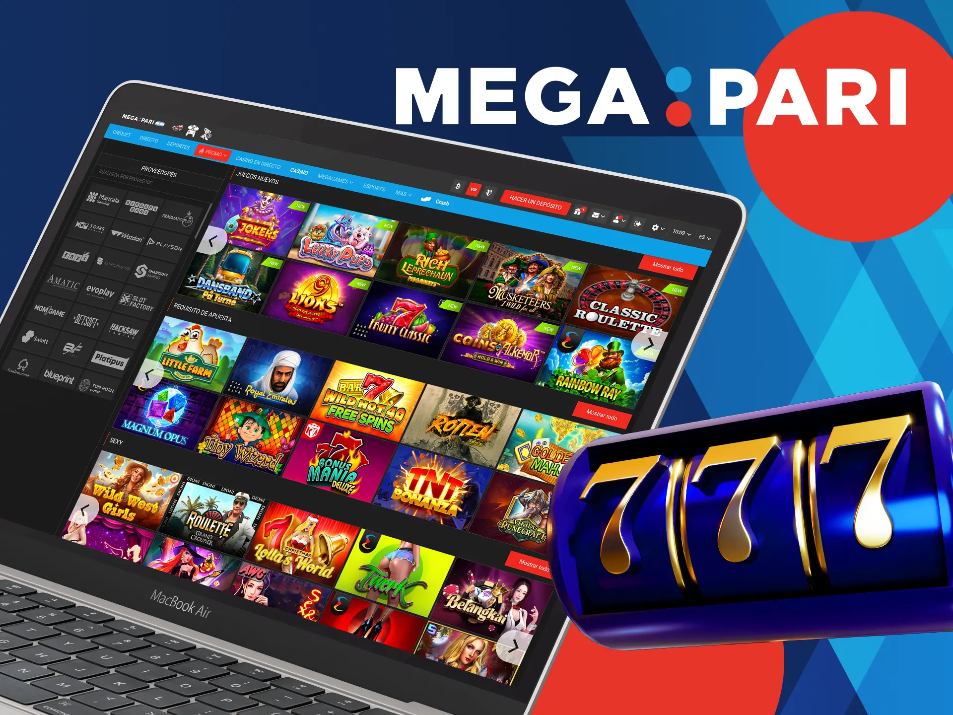 Echa un vistazo a los proveedores de software que operan en Megapari.